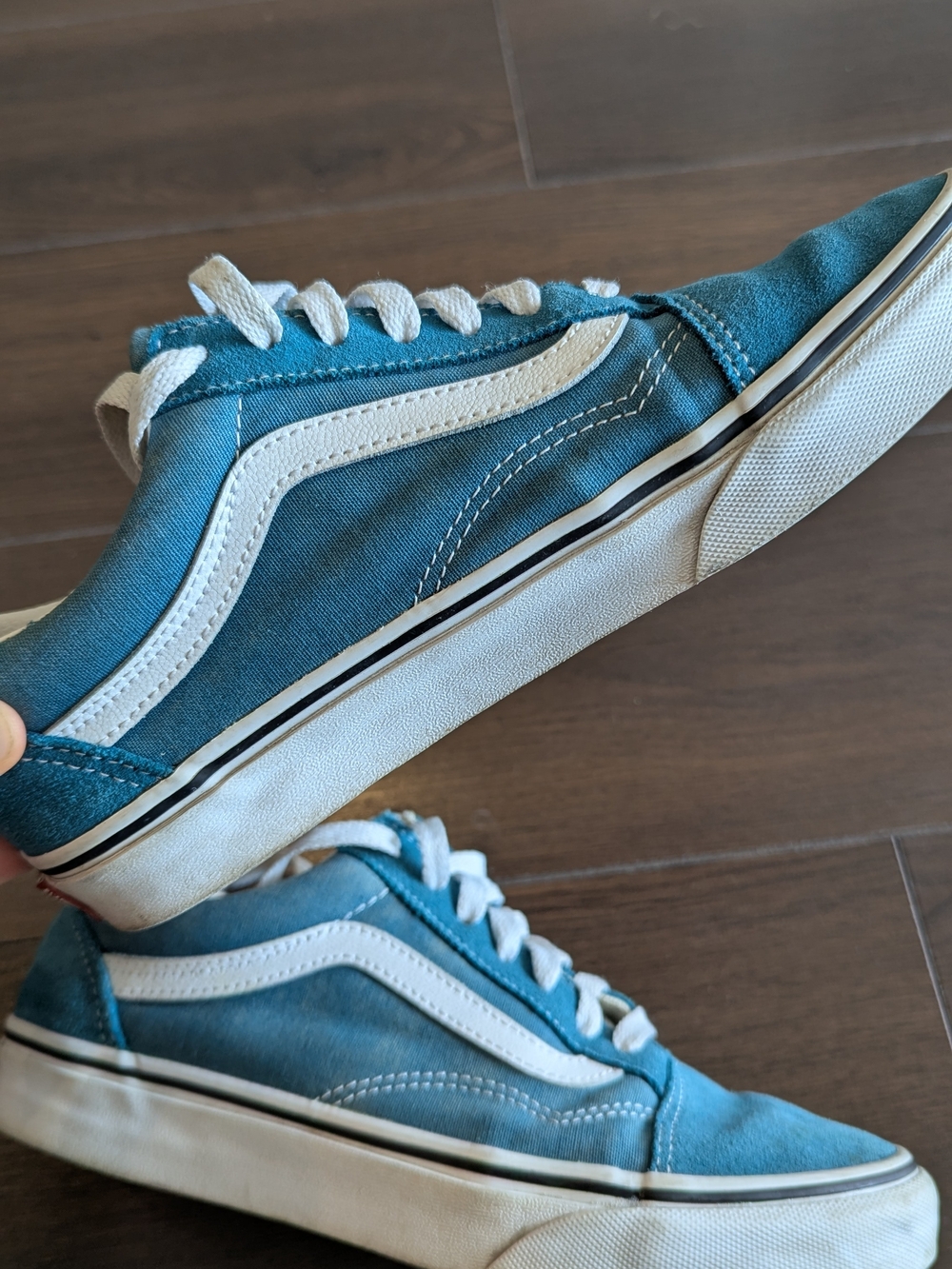 Vans Blue Old Skool Skate Shoe Womens Size 7.5 - Picture 8 of 8